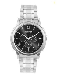 United Colors of Benetton Men Water Resistance Stainless Steel Analogu