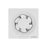 Crompton Brisk Air Plus 6 inch Kitchen/Bathroom/Office Exhaust (Ventilation) Fan | Automatic Dust Protection Shutters | 275 CMH Powerful Air Suction | Rust Proof Durable Body | 2 Year Warranty | White