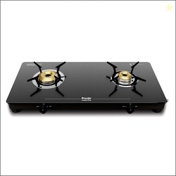 Preethi Luxe Pro 2 Burner Glass Manual Gas Stove (2 Burners)