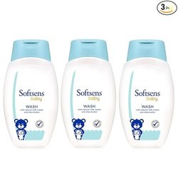 Softsens Baby Tear Free Baby Wash with Natural Milk Cream & shea Butte