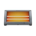 Havells Cozio Nuo Room Heater| Dual Heat Setting 400/800 Watt| Dual Quartz Heating Rods| Silent Operation| Tip Over Protection| Fire Retardant Material| Anti Rust Reflector| 2 Year Warranty(Grey)