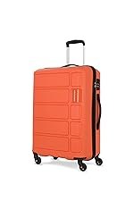 Kamiliant American Tourister Medium Polypropylene Kam Harrier Sp78Cm Orange Spinner Suitcase,