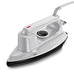 GM G-Cruise 1000 Watt Dry Iron Press with Dual Layer German Technology Non-Stick Coating | Thermostat Control to Easily Iron All Type of Clothes | 1.8 Meter Wire with 360Â° Swivel Cord – White