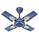 LONGWAY Kiger P1 600 mm/24 inch Ultra High Speed 4 Blade Anti-Dust Decorative Star Rated Ceiling Fan (Silver Blue, Pack of 1).