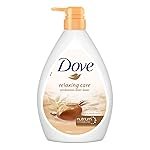 Dove Relaxing Shea Butter Body Wash with Vanilla for Soft Skin, Soothing Scent, 1L