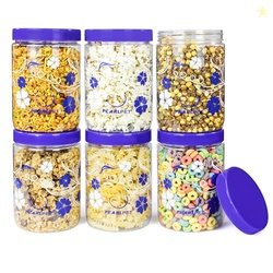 PEARLPET Blossom Jar Plastic Containers for Kitchen Storage | Plastic