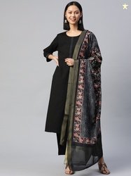 Readiprint Women Pure Cotton Kurta with Trousers & Dupatta