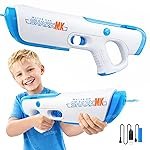 Zest 4 Toyz Holi Pichkari Water Gun for Kids Rechargeable Electric Water Gun with Autosuction High-Pressure Automatic Water Gun Long-Range Shooting Pichkari for Holi Celebrations – Blue