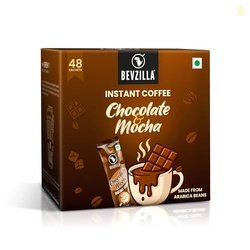 Bevzilla 48 Chocolate & Mocha Instant Coffee Powder Sachets | Arabica