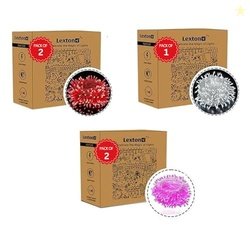 Lexton Love Combo of 2Pcs Red, 2Pcs Pink & 1Pcs White 40 LED String Li