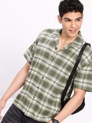Aeropostale Checked Relaxed Fit Pure Cotton Casual Shirt