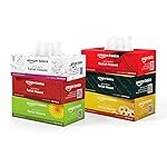 Amazon Basics 2 Ply Facial Tissue Box | 600 Pulls | 100 Pulls X Pack of 6 | Home | Soft & Highly Absorbent Tissues