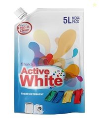 Active White Liquid Detergent - 5L Mega Pack | Lavender Fragrance | Fr