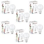 Bajaj Ivora HB LED Lamp 9W | Cool Day Light-6500K B22 | IR Free | UV Free | EnvIRonment Friendlyâ | Energy Efficient | 3.5 KV Surge Protection | Open CIRcuit Protection (Pack Of 6) | 1 Yr Warranty |