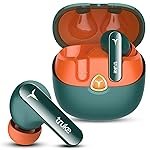 truke New Launch BTG Flex True Wireless in Ear Earbuds, Dual Pairing Ear Buds, 40ms Low Latency Gaming Mode, 60H Playtime Fast Charging, HiFi DSP Sound, Quad-Mic ENC, 13mm Driver,Bluetooth 5.4(Green)