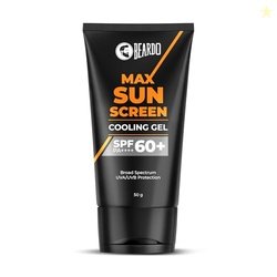 Beardo Max Cooling Gel Sunscreen SPF 60+ PA++++|UVA/UVB Protection | N