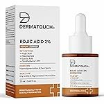 DERMATOUCH Kojic Acid 2% Face Serum for- Hyperpigmentaion & Dark Spots for Dry to Oily & Pigmentation-Prone Skin- 20ml.