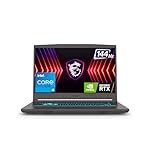 MSI Thin 15, Intel 13th Gen. Core i5-13420H, 40CM FHD 144Hz Gaming Laptop(16GB/512GB NVMe SSD/Windows 11 Home/NVIDIA GeForce RTX 3050,GDDR6 4GB/Cosmos Gray/1.86Kg), B13UC-1805IN
