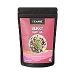 TE-A-ME Berry Matcha Tea Powder, 50g (33 Servings) | Tasty Macha | No Artificial Sweeteners | Premium Grade | Ceremonial Grade | Flavoured Matcha