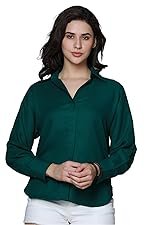 High Star Classic Boxy Spread Collar Long Sleeves Casual Shirt