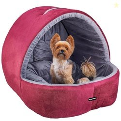 Amazon Basics Memory Foam Premium Small Size Dog and Cat Cave Pet Bed
