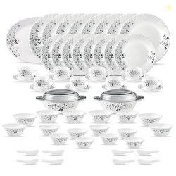 La Opala Diva Classique Collection Opal Glass Crockery | for Family of