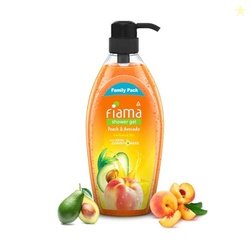 Fiama Body Wash Shower Gel Peach & Avocado, 900ml Family Pack, Body Wa