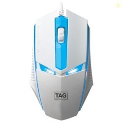 TAG EVE Wired Optical Mouse White USB Interface, 1000 DPI High Precisi