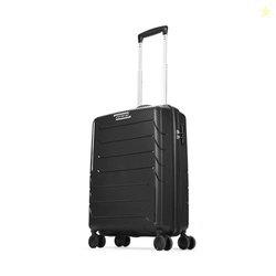 Aristocrat Cabin Polycarbonate (PC) Chroma 55 Cm(Small) 8 Wheels Doubl