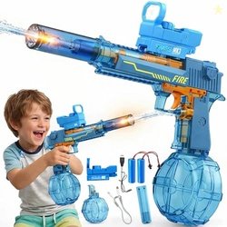 GRAPHENE Automatic Electric Water Gun Toy Holi Pichkari with 2 Recharg