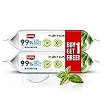 LuvLap Plant Based 99% Pure Water Extra Thick Unscented Baby Wipes (72×2), Buy1 Get1 Free, with Aloe Vera & Vitamin E, pH Balanced, Paraben Free, Ideal for Delicate Skin, Dermatologically Tested