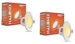 Halonix Kornet 5.5-Watt LED Downlighter (Pack of 2, Warm White)