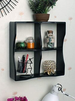 Home Sparkle MDF 4 Compartments Wall Mounted Floating Shelves | Wall S