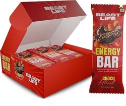 BeastLife Choco Almond Energy Bar | Multigrain Energy Bar | 2.36g prot
