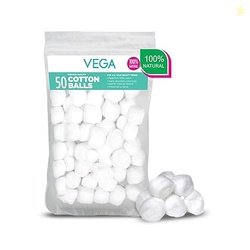 Vega Cotton Balls for Soft & Absorbent for Makeup, Nail Polish Removal