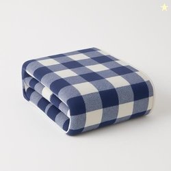 Cortina Checks Printed Microfiber Towels for Bath Large Size-Super Sof