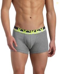 Jockey FP03 Men's Super Combed Cotton Rib Solid Trunk with Ultrasoft W
