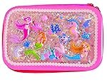 Crackles Pencil Pouch for Girls School Stationary Items Kit Organizers Cute Fruit Printed Pencil Case Multipurpose Pen Pouch for Kids Children- Pink