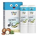 Little Joys Natural Lip Balm for Kids | Heals Chapped Lips | Formulated with Child Friendly Waxes, Shea Butter, Milk Protein & Castor Seed Oil | Developed by Experts | 4g X 2