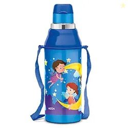 MILTON Kool Steelight 400 Kids Plastic Insulated Water Bottle with Str