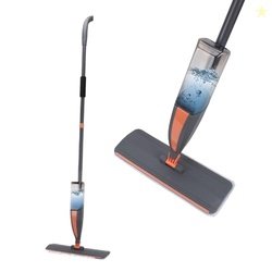 BonKaso Spray Mop with Handle & 420ML Refillable Bottle | 1 Mop Head f
