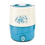 Milton Kool Rover 12 Water Jug PU Insulated, 11 litres, BPA Free, Leak Proof & Portable Jug, Sturdy Handles, Ideal for Travel, Picnic, Offices, Shops, Bluish Green