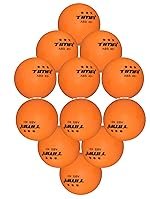 TIMA Training 3 Star Table Tennis Balls – 40+mm Regulation Bulk Ping Pong Balls for Competition and Recreational Play Indoor and Outdoor Compatible (36-Pack Orange)