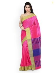 Saree mall Pink Art Silk Saree