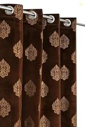 Luxurious Velvet Blackout Curtain with Eyelet for Living Room & Bedroo