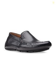 Clarks Men Black Leather Driving Shoes
