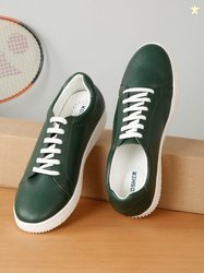 Kosher Men Solid Lace-Up Sneaker Shoes