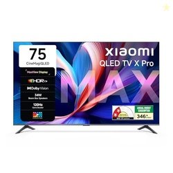 Xiaomi 189 cm (75 Inches) X Pro Series QLED 4K UHD Smart Google TV L75