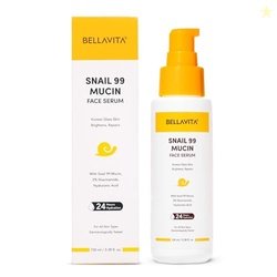 Bellavita Snail 99 Mucin Face Serum,with 5% Niacinamide & HA | K Beaut