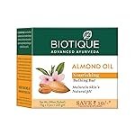 Biotique Almond Oil Nourishing Bathing Bar| Ayurvedic and Organically Pure| Maintains Skinâs Natural pH |100% Botanical Extracts| Suitable for All Skin Types | Pack of 3, 225 g (3 x 75 g)
